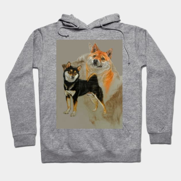 Shiba Inu Second Hoodie by BarbBarcikKeith